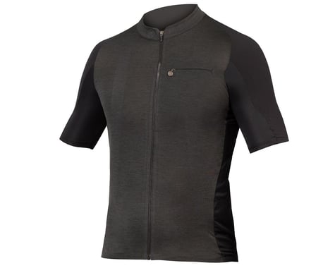 Endura GV500 Reiver Short Sleeve Gravel Jersey (Black) (XL)